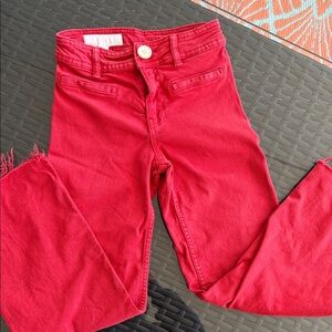 Zara Women’s Red Skinny Jeans